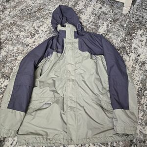 Waterproof Columbia Jacket Omni-Tech Core Interchange Men's XL Tan